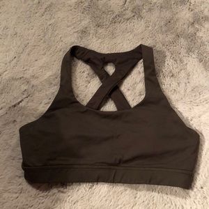 Lululemon military green athletic bra